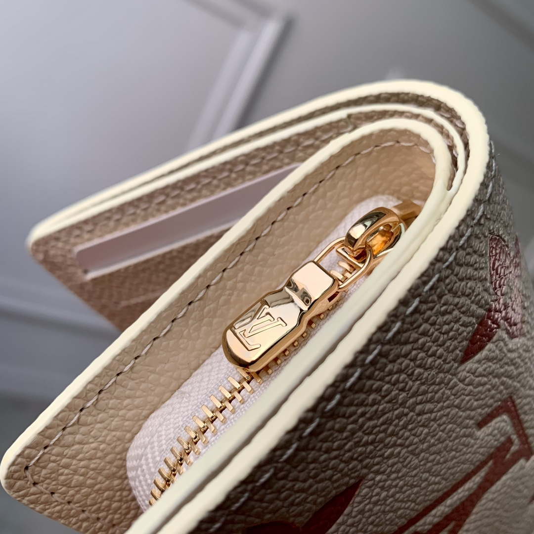LV M81927 Louis Vuitton Cl¨¦a Wallet Monogram Empreinte Leather Beige