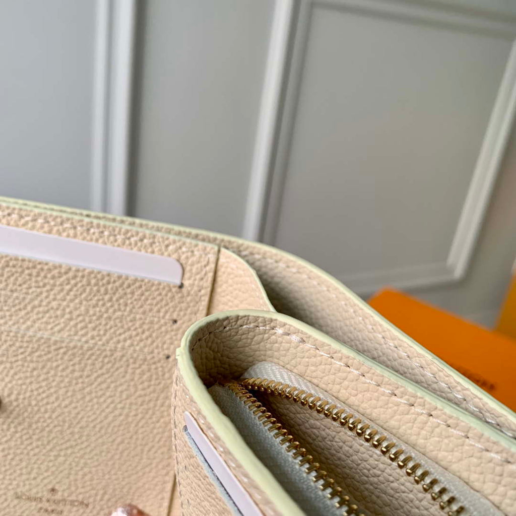 LV M81927 Louis Vuitton Cl¨¦a Wallet Monogram Empreinte Leather Beige