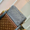 LV M82035 Louis Vuitton Soft Trunk Wearable Wallet Dark Shadow Grey - Default Title - View 1