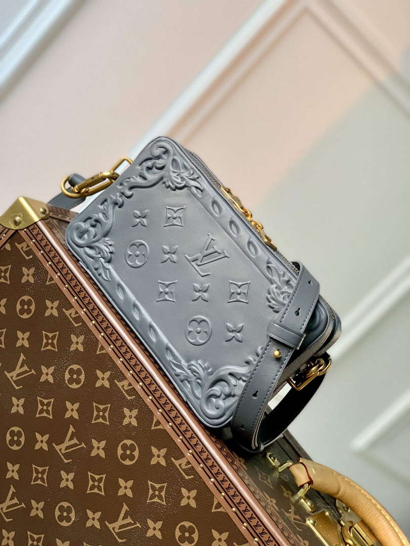 LV M82035 Louis Vuitton Soft Trunk Wearable Wallet Dark Shadow Grey - Default Title - View 2