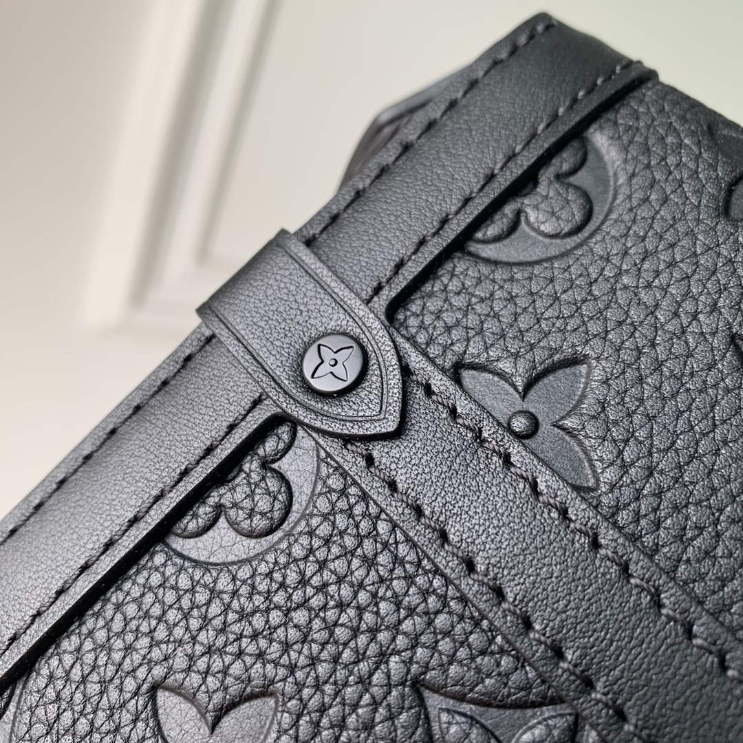 LV M82077 Louis Vuitton Vertical Trunk Wearable Wallet black embossed - Default Title - View 8
