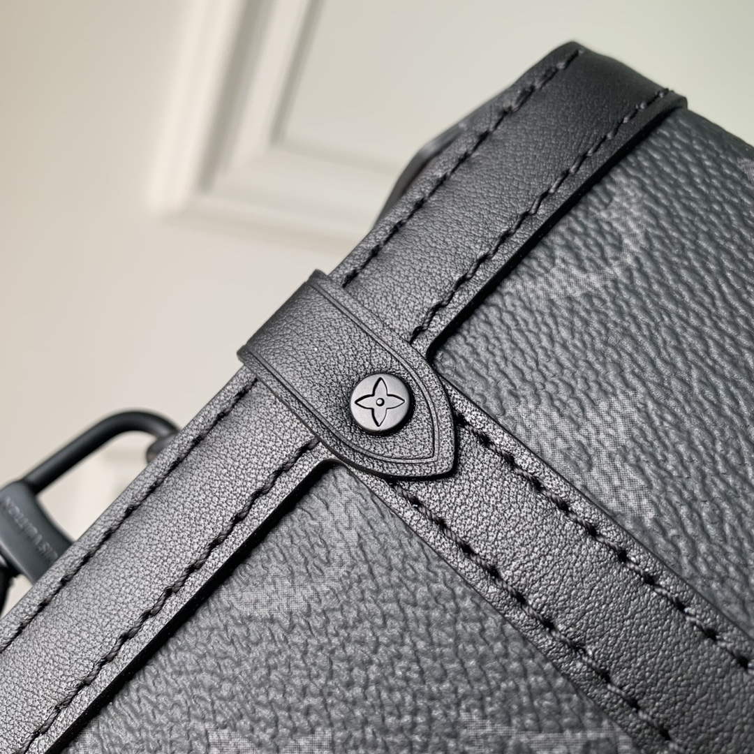 LV M82077 Louis Vuitton Vertical Trunk Wearable Wallet Black Flowers - Default Title - View 7