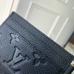 LV M82132 Louis Vuitton LV Charms Card Holder Black - Default Title - View 3