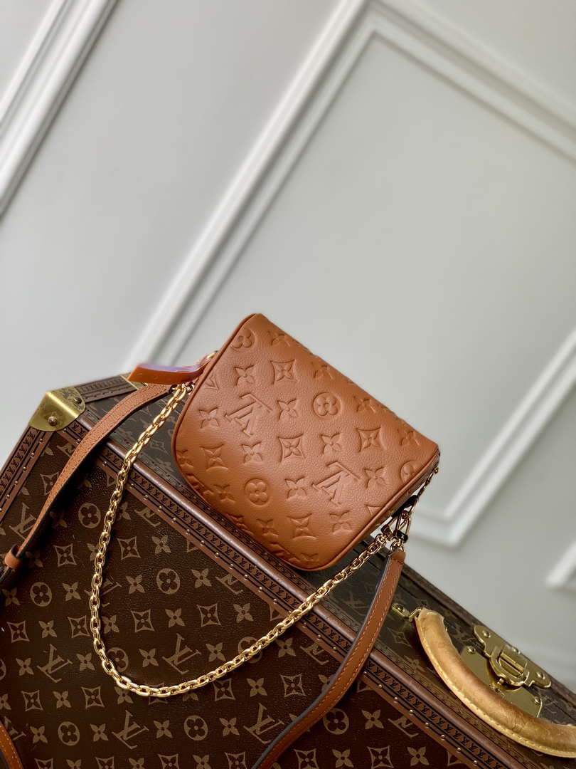 LV M82208 Louis Vuitton Mini Bumbag Monogram Empreinte Brown