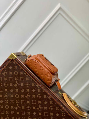LV M82208 Louis Vuitton Mini Bumbag Monogram Empreinte Brown - Default Title - View 4