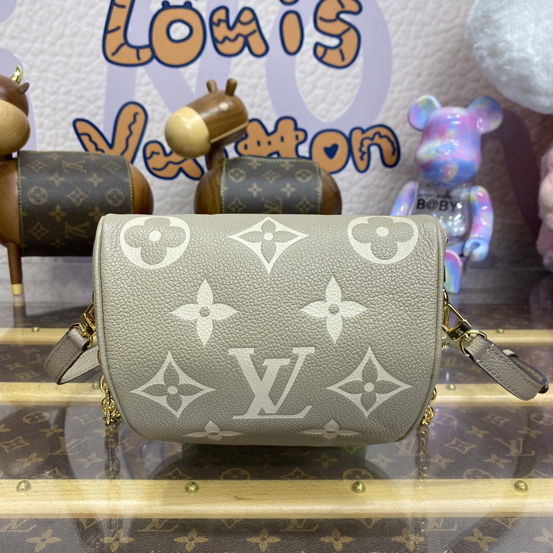 LV M82208 Louis Vuitton Mini Bumbag Monogram Empreinte Gray - Default Title - View 3