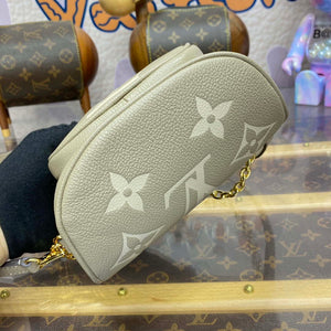 LV M82208 Louis Vuitton Mini Bumbag Monogram Empreinte Gray - Default Title - View 4