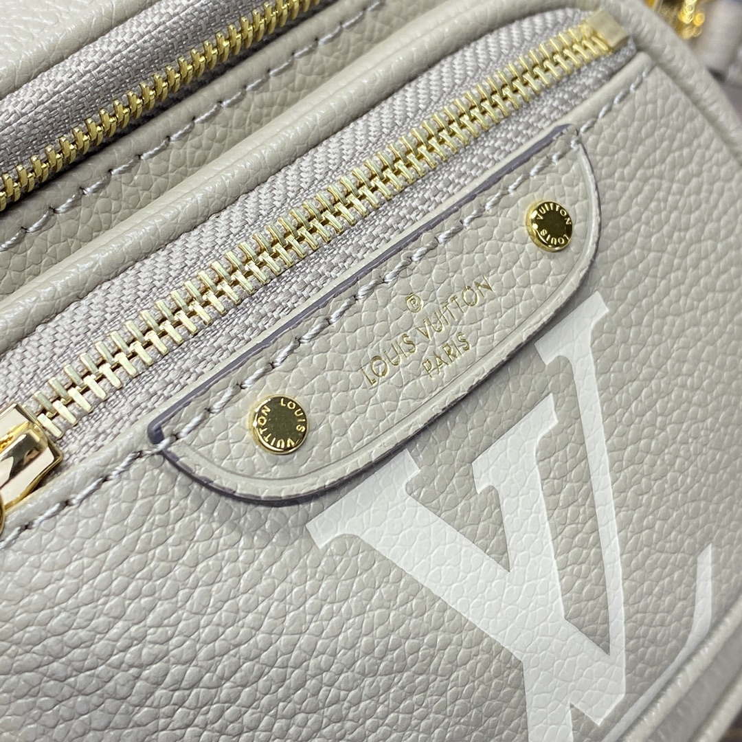 LV M82208 Louis Vuitton Mini Bumbag Monogram Empreinte Gray - Default Title - View 5