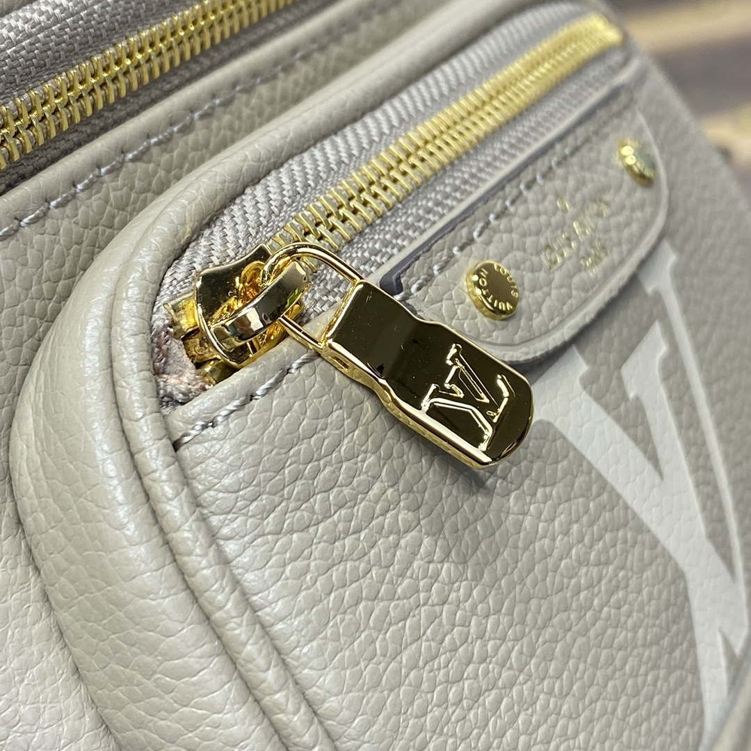 LV M82208 Louis Vuitton Mini Bumbag Monogram Empreinte Gray