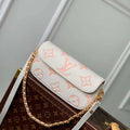 LV M82211 Louis Vuitton Wallet On Chain Ivy Bag Off-white/pink - Default Title - View 1