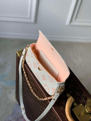 LV M82211 Louis Vuitton Wallet On Chain Ivy Bag Off-white/pink - Default Title - View 6