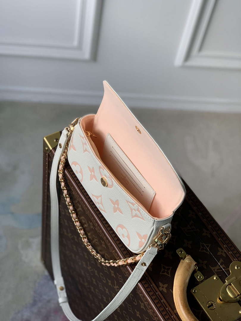 LV M82211 Louis Vuitton Wallet On Chain Ivy Bag Off-white/pink - Default Title - View 6