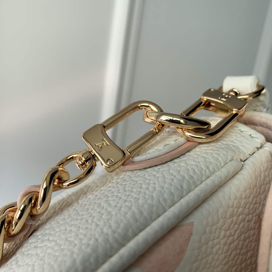 LV M82211 Louis Vuitton Wallet On Chain Ivy Bag Off-white/pink - Default Title - View 9