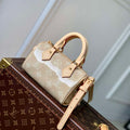 LV M82242 Louis Vuitton Nano Speedy Bag Beige - Default Title - View 1
