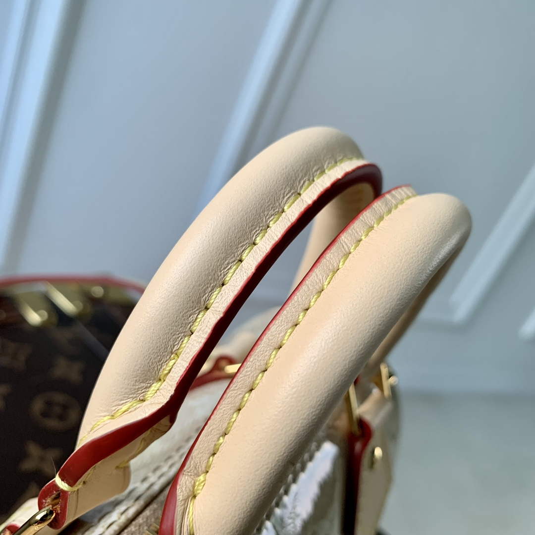 LV M82242 Louis Vuitton Nano Speedy Bag Beige - Default Title - View 9