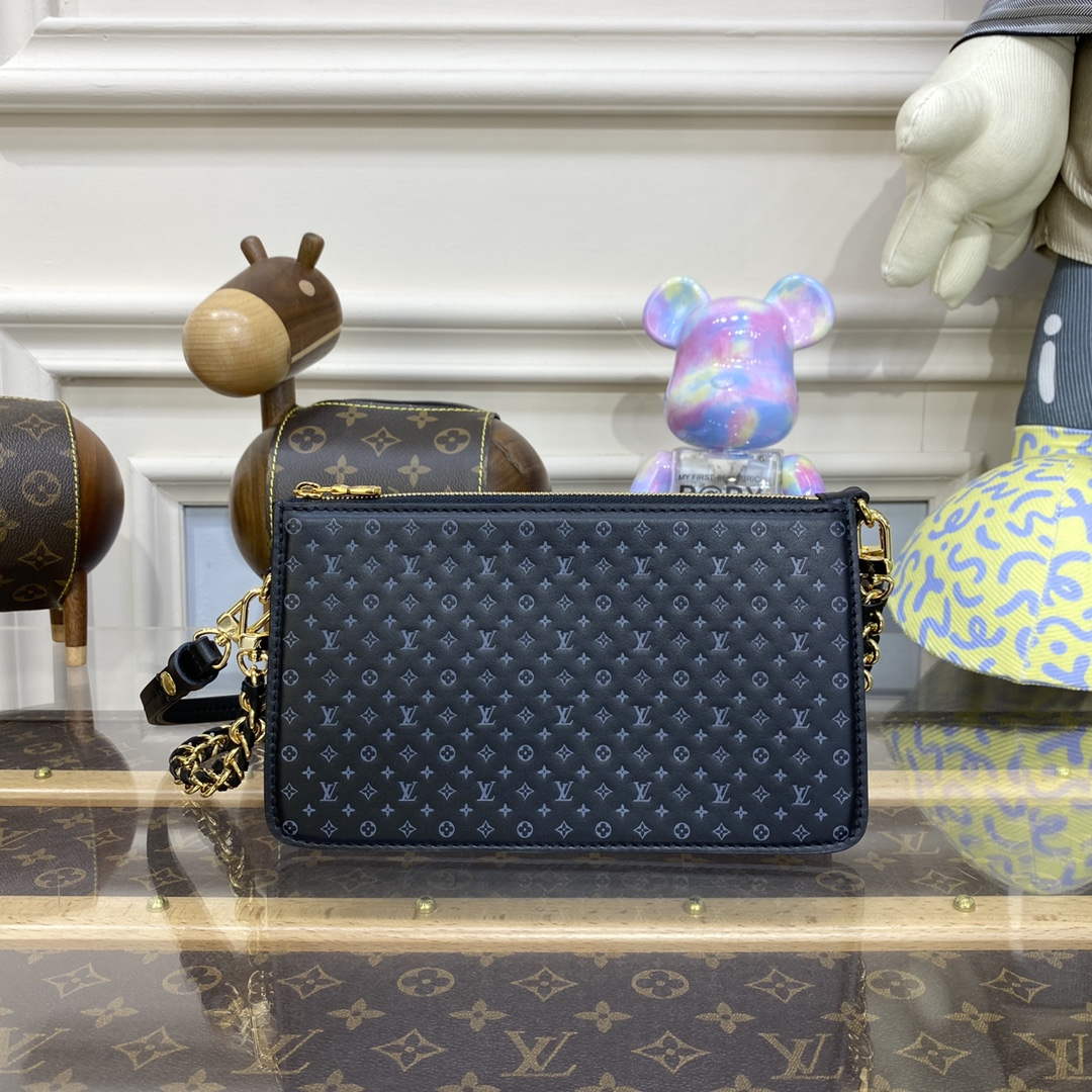 LV M82247 Louis Vuitton Lexington Pouch Bag Black - Default Title - View 1
