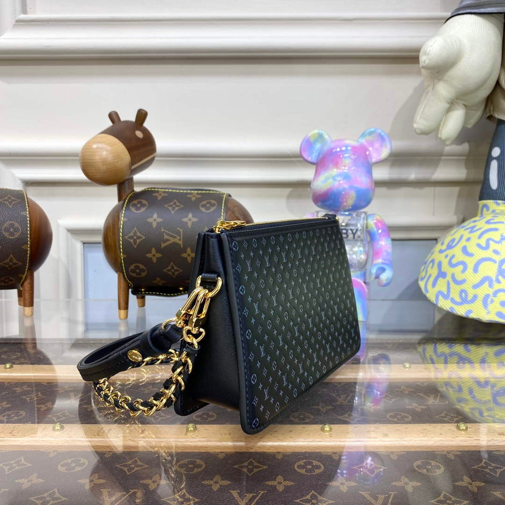 LV M82247 Louis Vuitton Lexington Pouch Bag Black