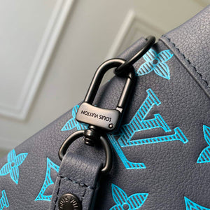 LV M82321 Louis Vuitton Pochette To-Go Bag Navy River Blue - Default Title - View 5