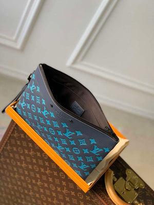 LV M82321 Louis Vuitton Pochette To-Go Bag Navy River Blue - Default Title - View 8