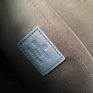 LV M82321 Louis Vuitton Pochette To-Go Bag Navy River Blue - Default Title - View 9