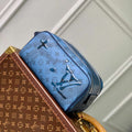 LV M82337 Louis Vuitton Dopp Kit Toiletry Bag Abyss Blue - Default Title - View 1