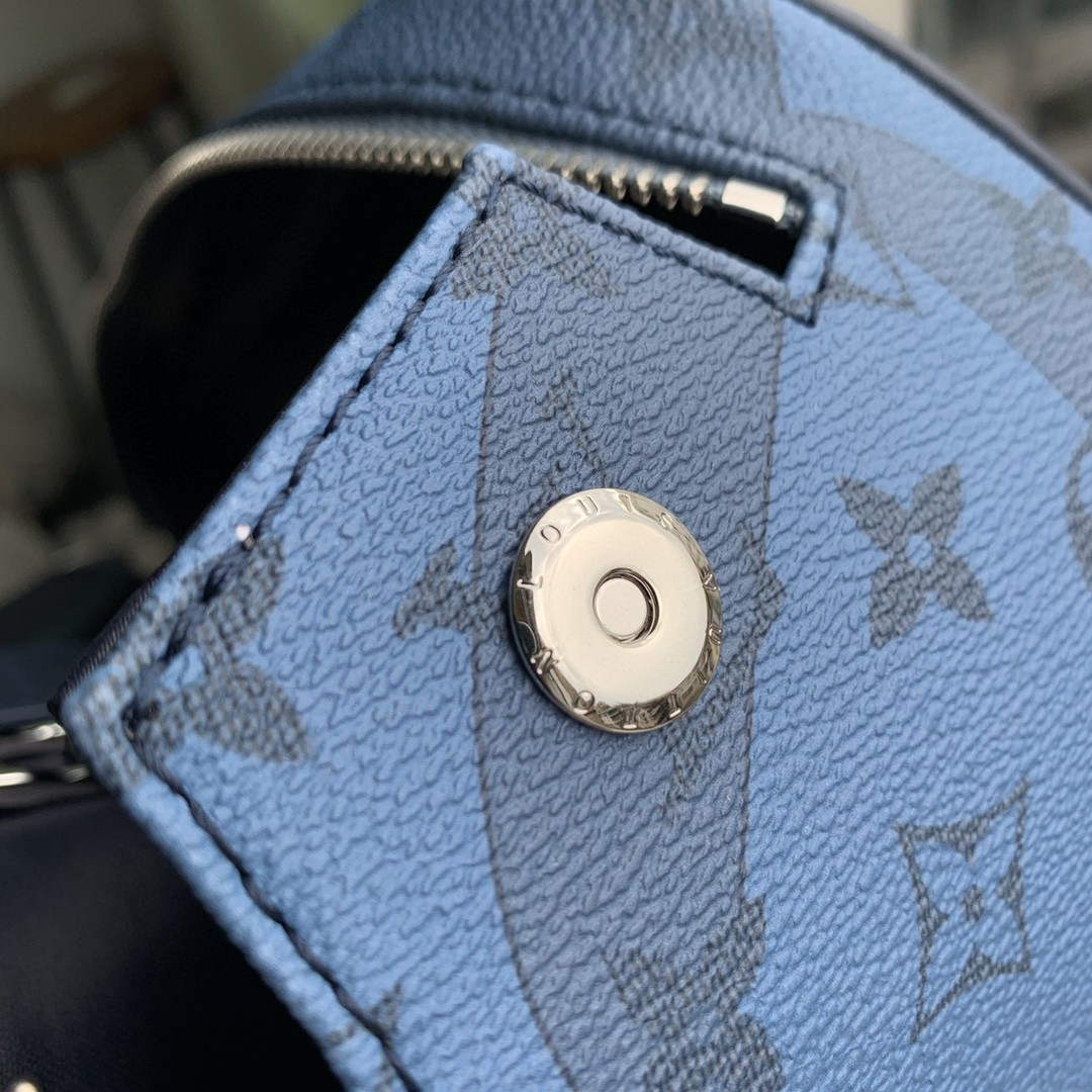 LV M82337 Louis Vuitton Dopp Kit Toiletry Bag Abyss Blue