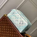 LV M82337 Louis Vuitton Dopp Kit Toiletry Bag Crystal Blue - Default Title - View 1