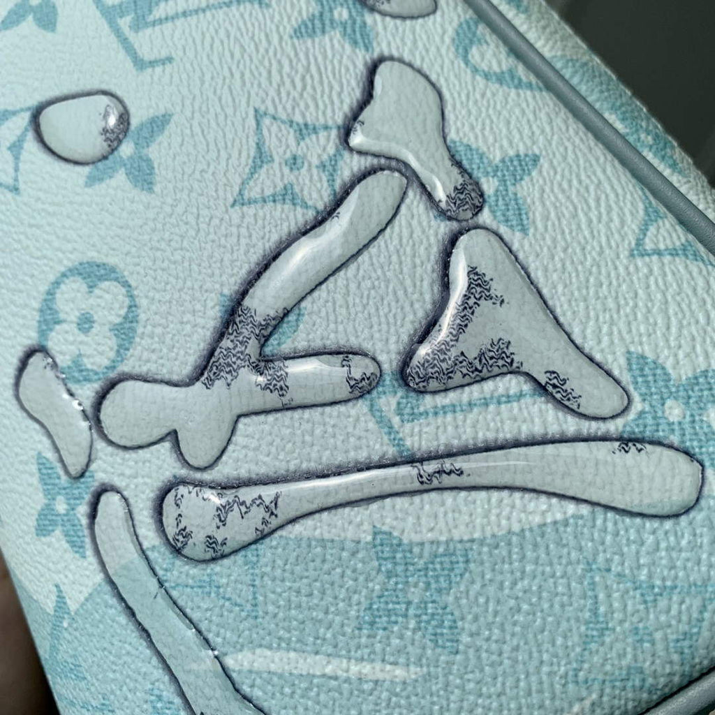 LV M82337 Louis Vuitton Dopp Kit Toiletry Bag Crystal Blue
