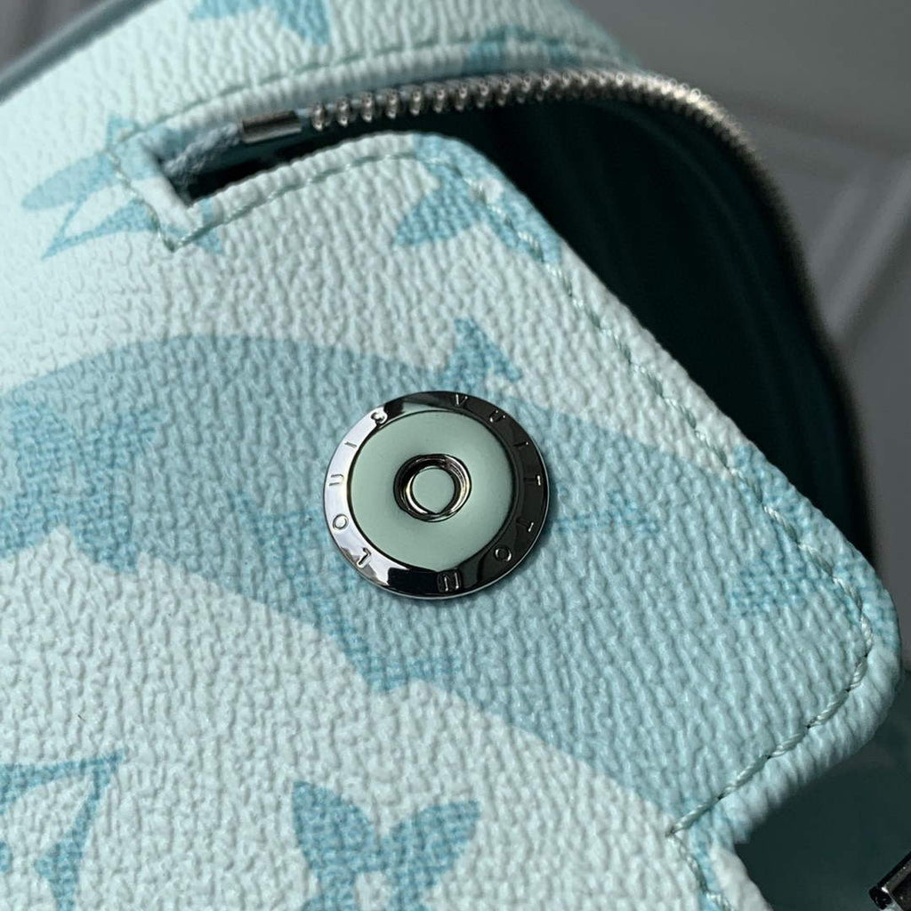 LV M82337 Louis Vuitton Dopp Kit Toiletry Bag Crystal Blue