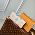 LV M82341 Louis Vuitton Emilie Wallet Blue - Default Title - View 1