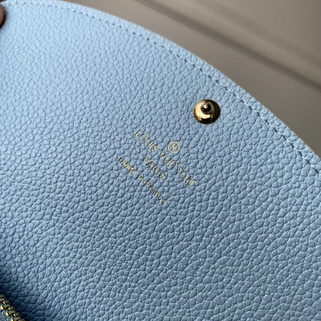 LV M82341 Louis Vuitton Emilie Wallet Blue