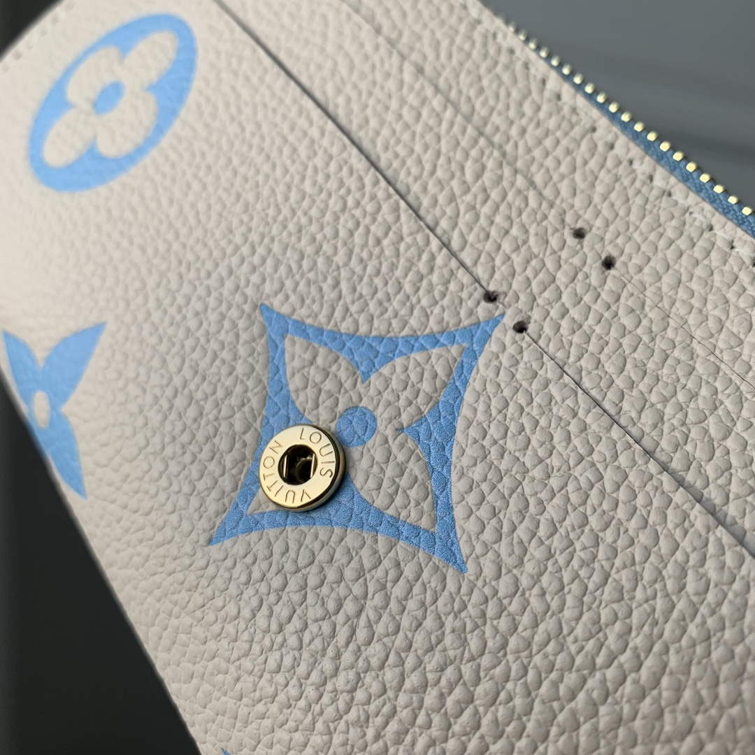 LV M82341 Louis Vuitton Emilie Wallet Blue
