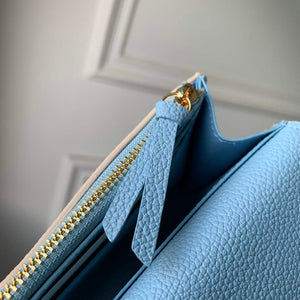 LV M82341 Louis Vuitton Emilie Wallet Blue - Default Title - View 8