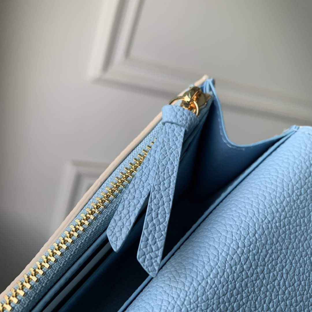 LV M82341 Louis Vuitton Emilie Wallet Blue