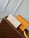 LV M82341 Louis Vuitton Emilie Wallet Matcha green