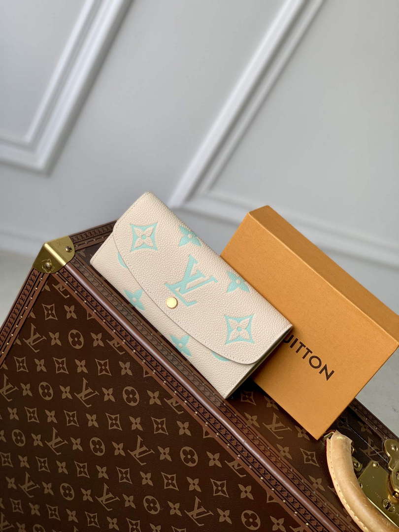LV M82341 Louis Vuitton Emilie Wallet Matcha green - Default Title - View 1