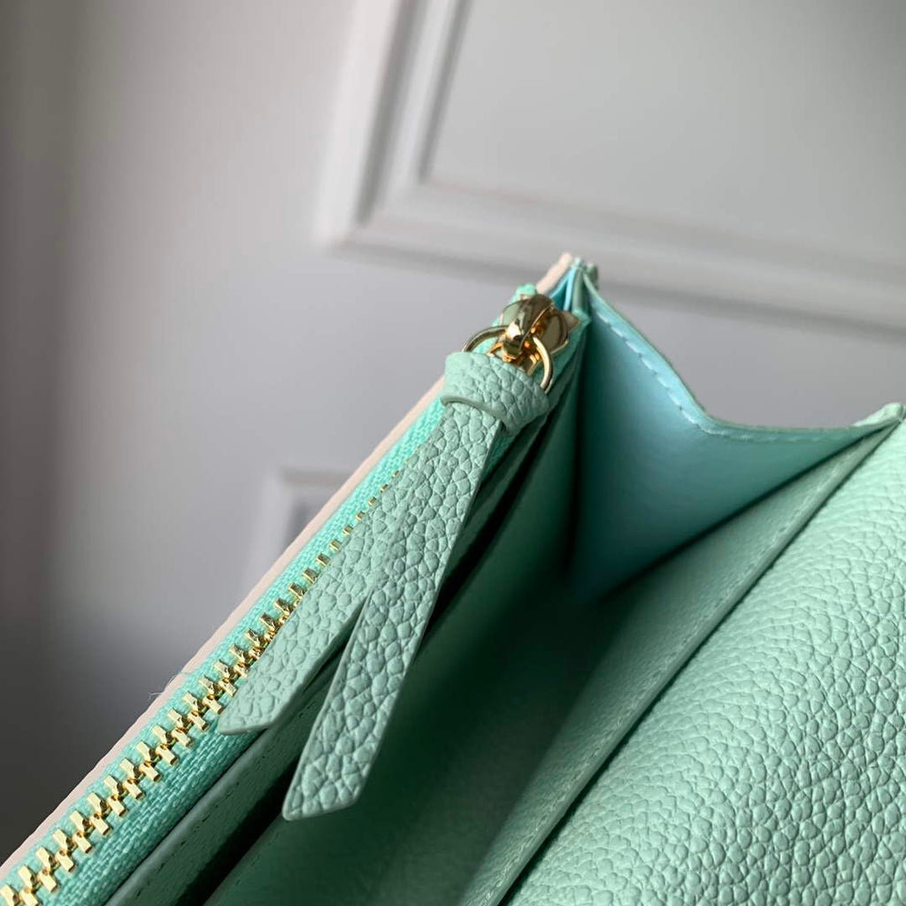 LV M82341 Louis Vuitton Emilie Wallet Matcha green
