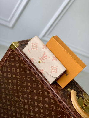 LV M82341 Louis Vuitton Emilie Wallet Pink - Default Title - View 1