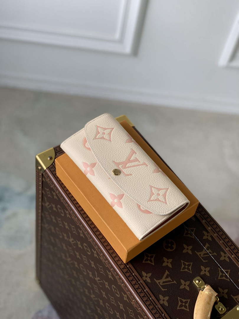 LV M82341 Louis Vuitton Emilie Wallet Pink