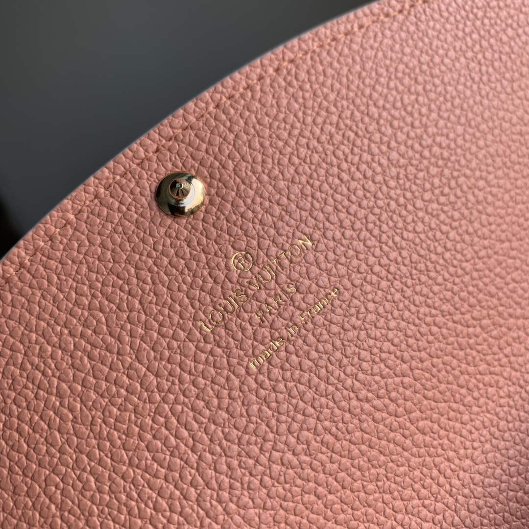 LV M82341 Louis Vuitton Emilie Wallet Pink