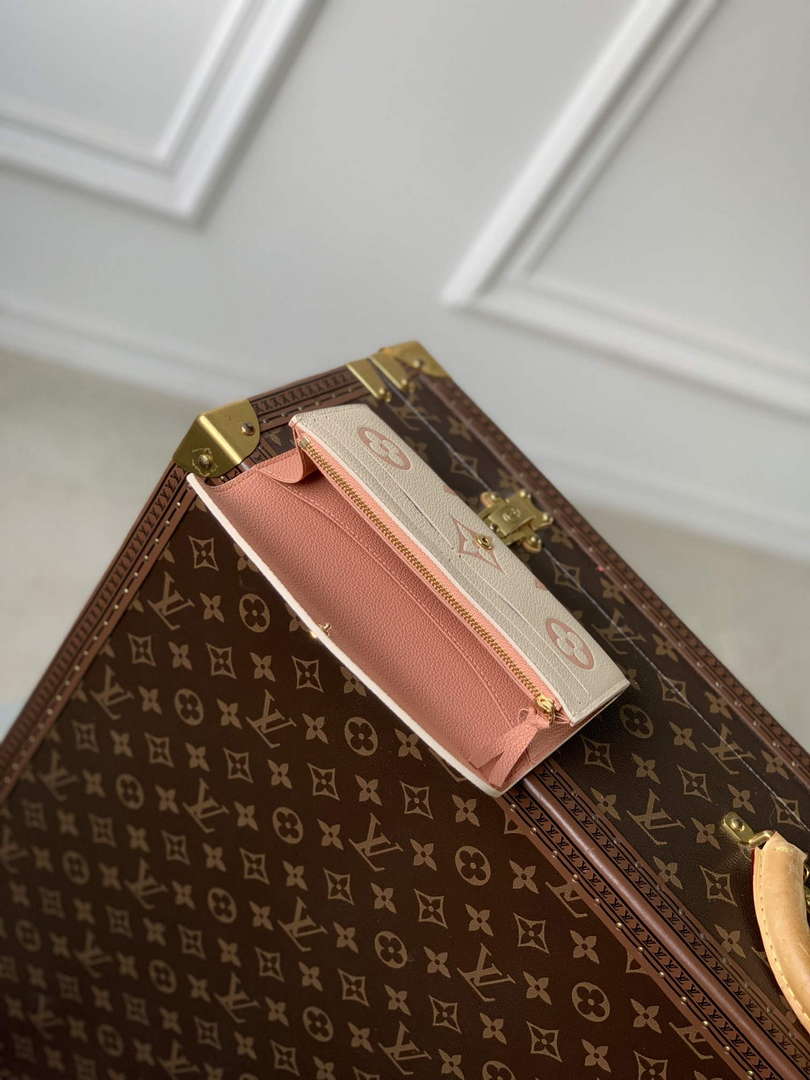 LV M82341 Louis Vuitton Emilie Wallet Pink