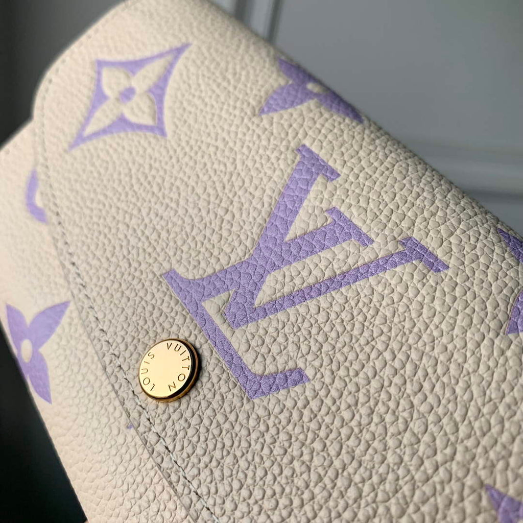 LV M82341 Louis Vuitton Emilie Wallet Taro Purple