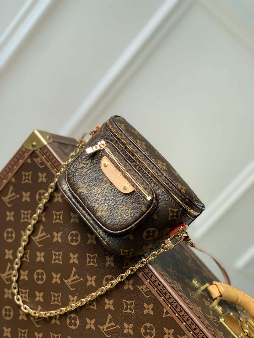 LV M82347 Louis Vuitton Mini Bumbag Monogram Empreinte Leather - Default Title - View 5