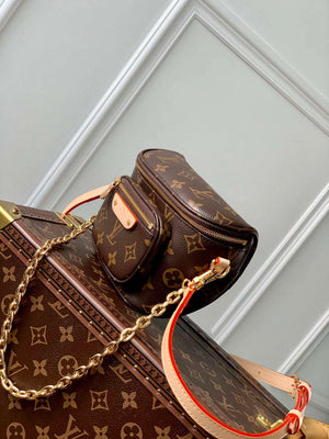 LV M82347 Louis Vuitton Mini Bumbag Monogram Empreinte Leather - Default Title - View 9