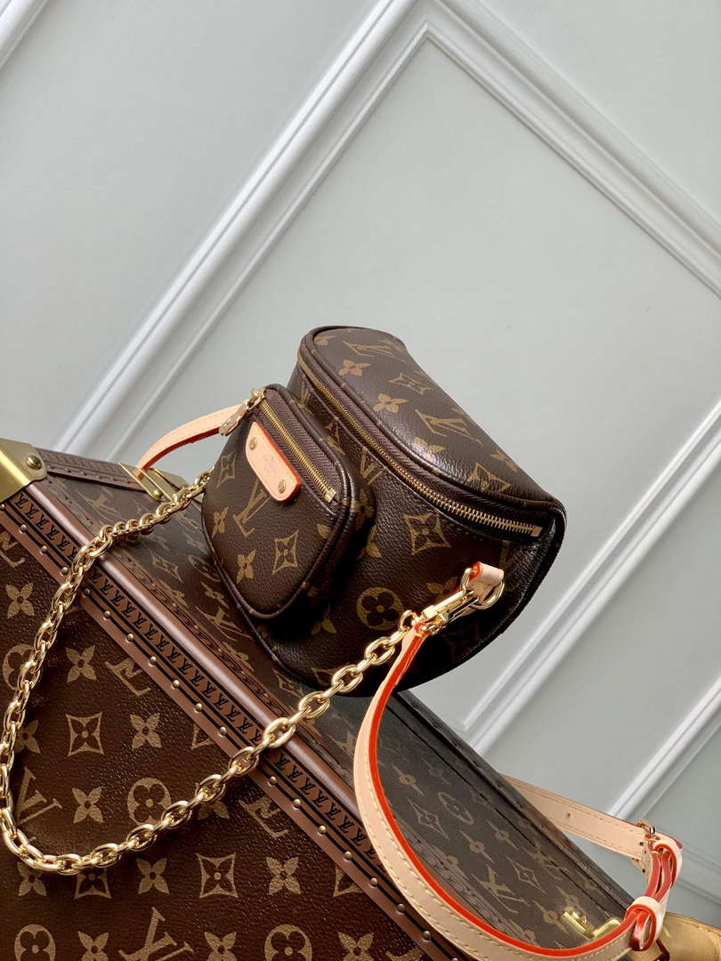 LV M82347 Louis Vuitton Mini Bumbag Monogram Empreinte Leather - Default Title - View 9