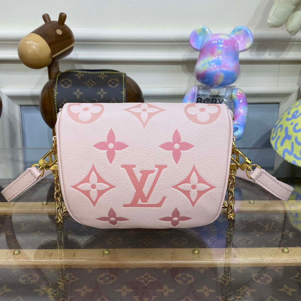 LV M82347 Louis Vuitton Mini Bumbag Monogram Empreinte Pink