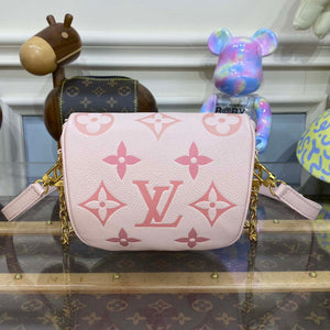 LV M82347 Louis Vuitton Mini Bumbag Monogram Empreinte Pink - Default Title - View 2