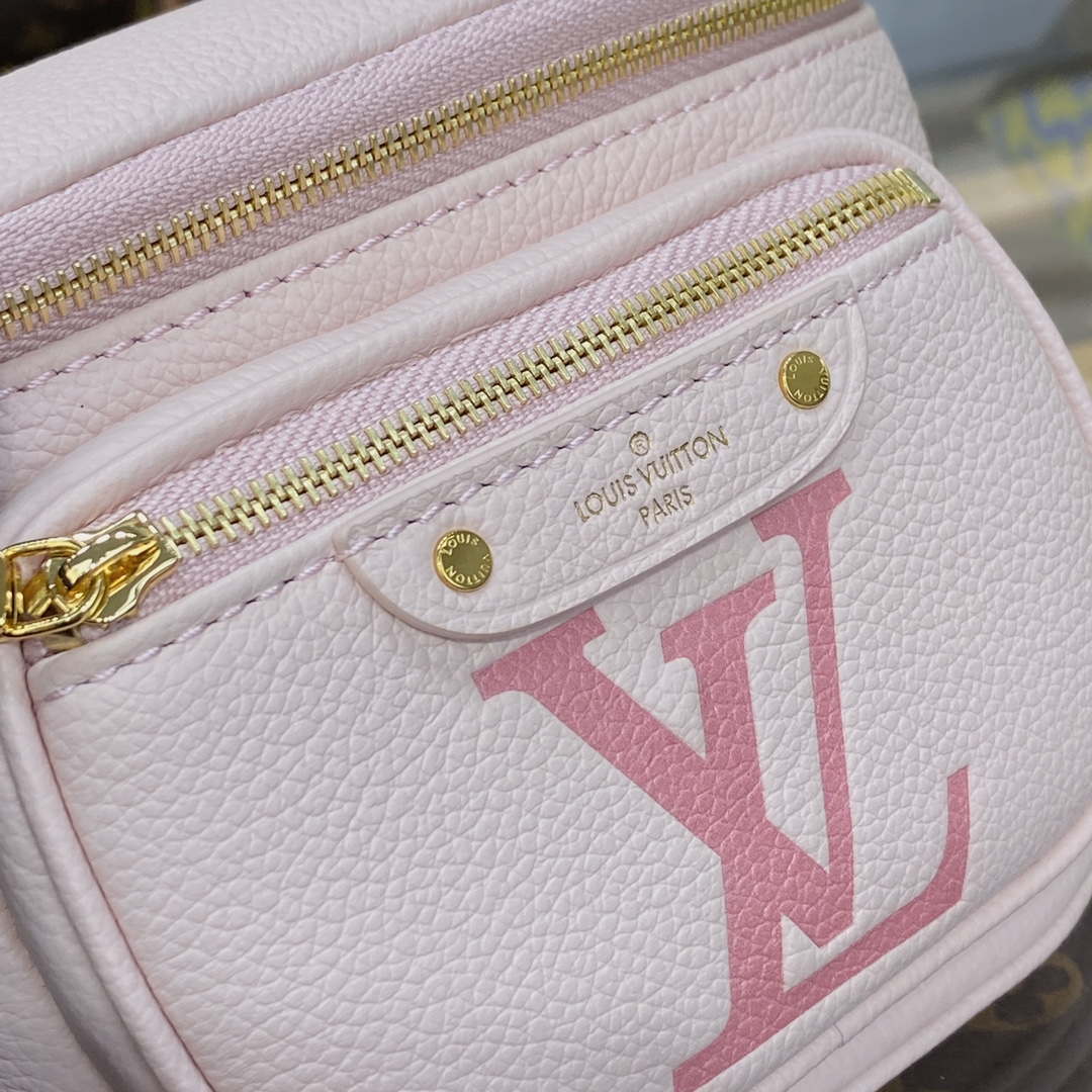 LV M82347 Louis Vuitton Mini Bumbag Monogram Empreinte Pink - Default Title - View 5