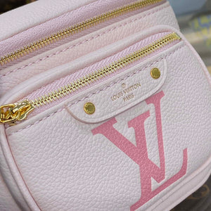 LV M82347 Louis Vuitton Mini Bumbag Monogram Empreinte Pink - Default Title - View 5