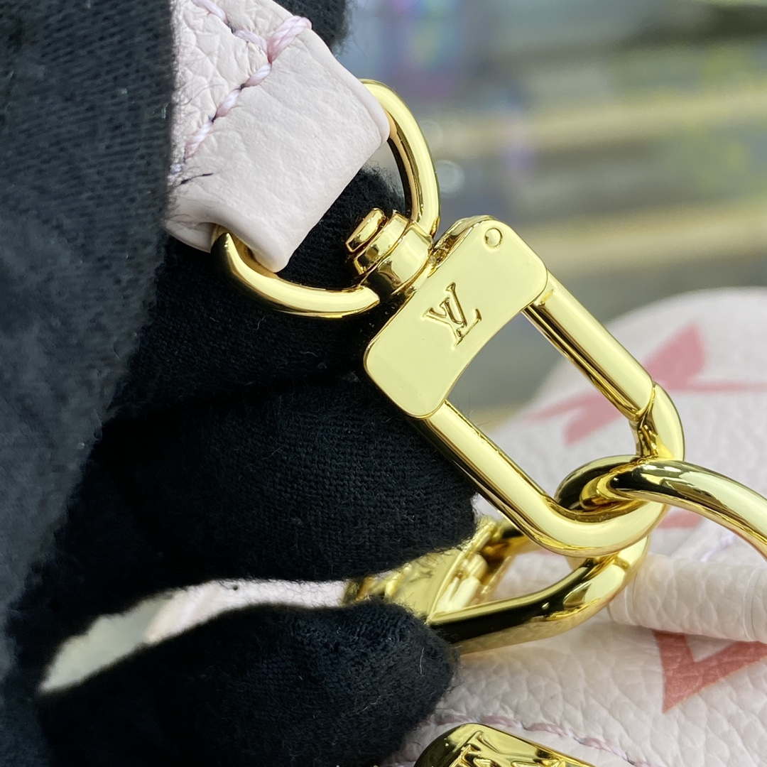 LV M82347 Louis Vuitton Mini Bumbag Monogram Empreinte Pink - Default Title - View 6